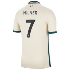 Liverpool Away Stadium Shirt 2021-22 with Milner 7 printing