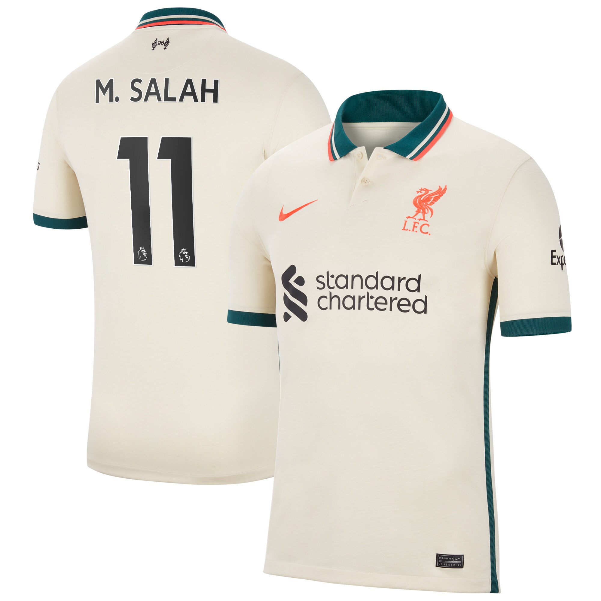 Liverpool Away Stadium Shirt 2021-22 with M.Salah 11 printing