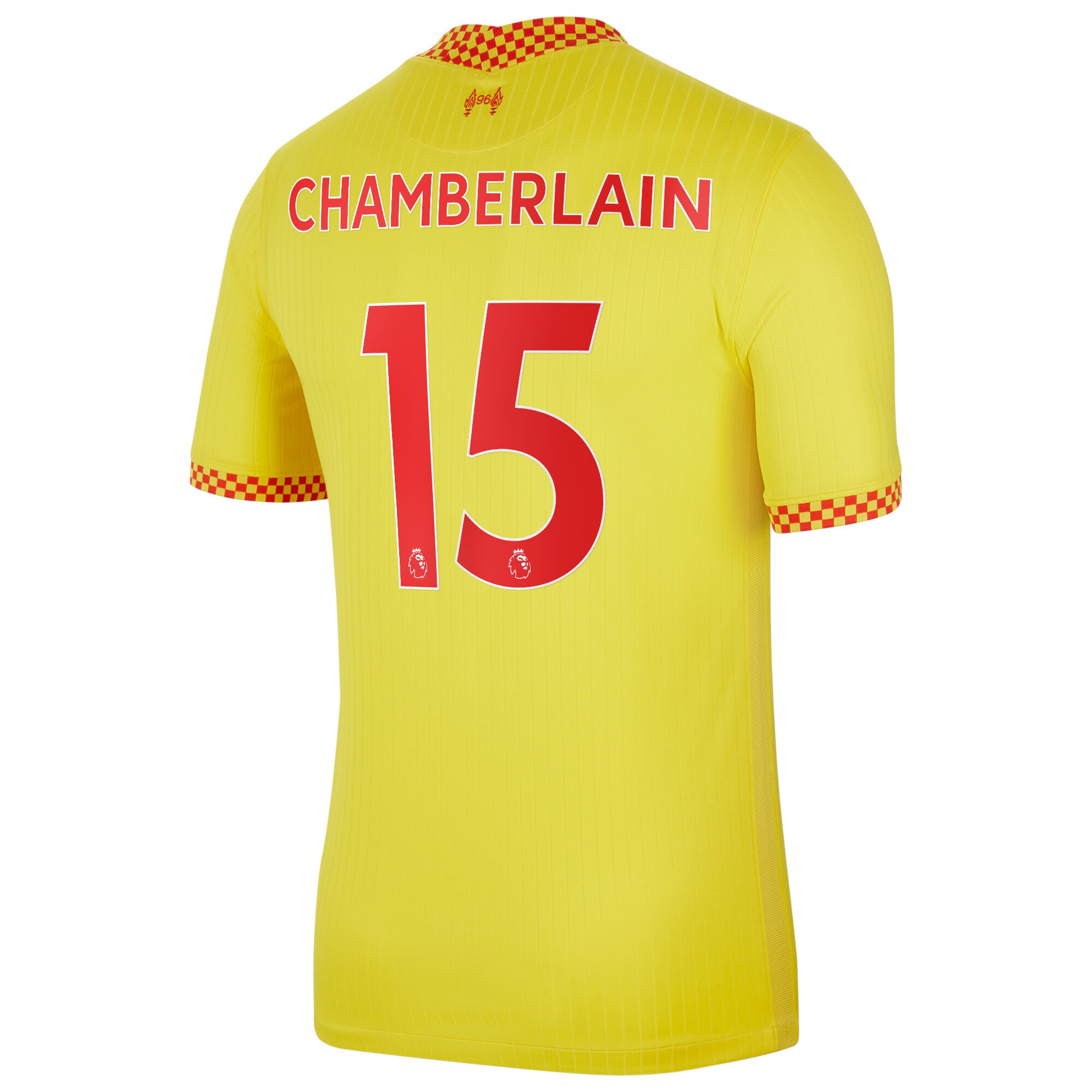 Liverpool Third Stadium Shirt 2021-22 with Chamberlain 15 printing