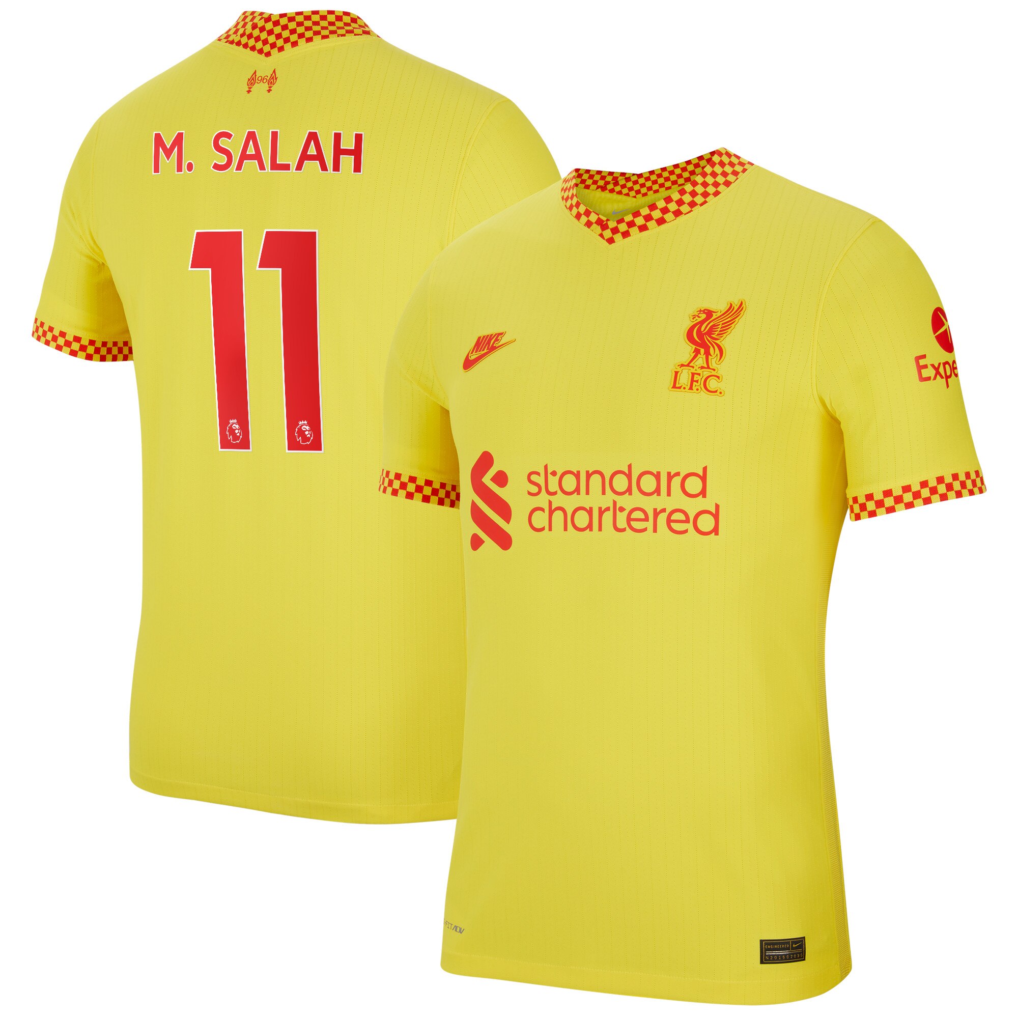 Liverpool Third Vapor Match Shirt 2021-22 with M.Salah 11 printing