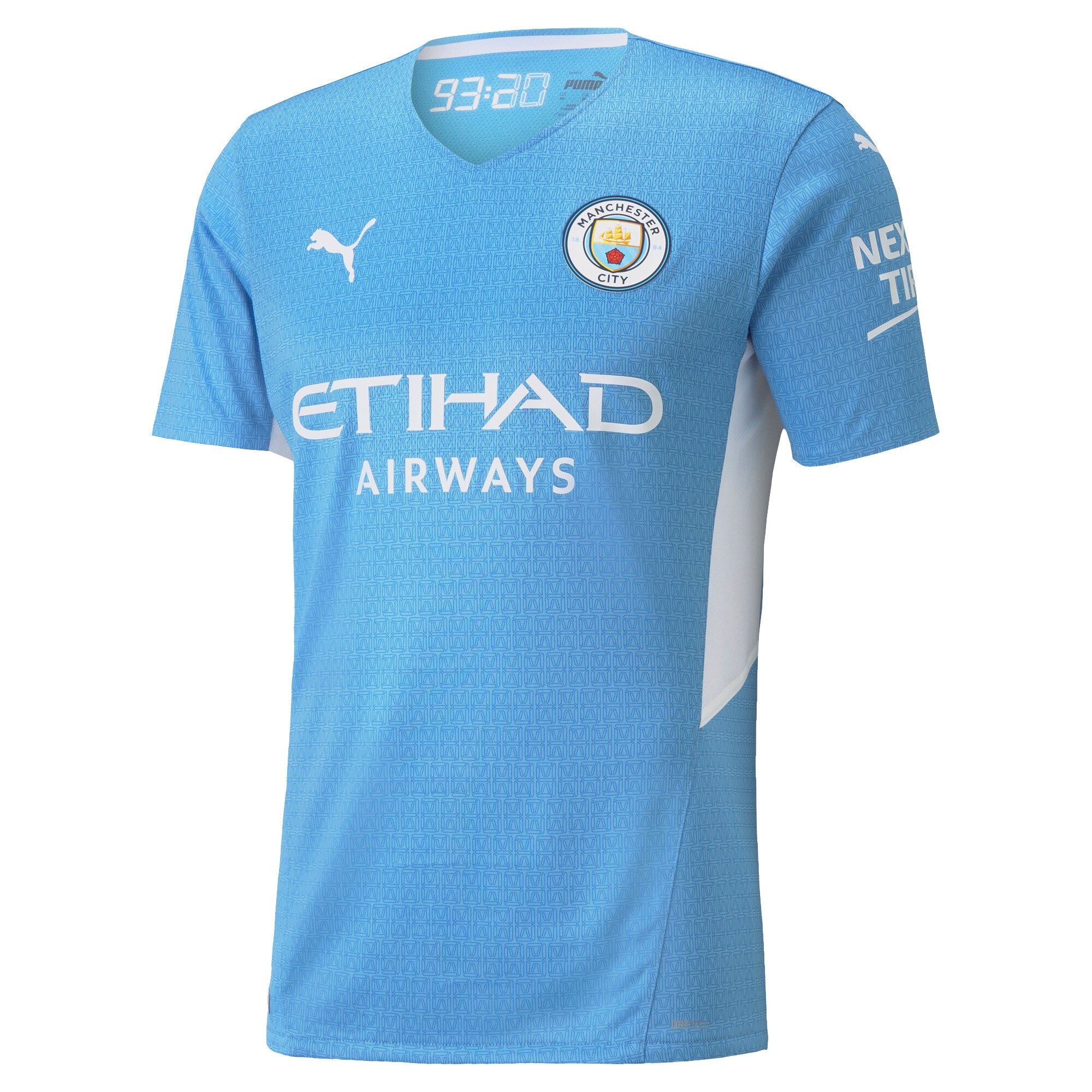 Manchester City Authentic Home Shirt 2021-22 with De Bruyne 17 printing