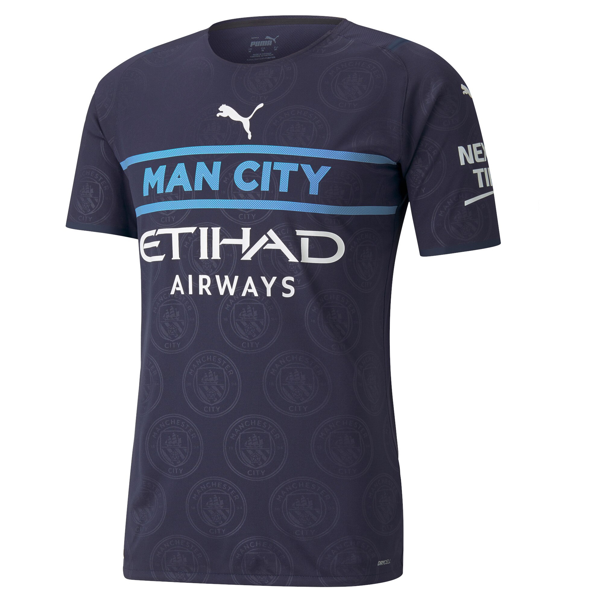 Manchester City Authentic Third Shirt 2021-22 with Mahrez 26 printing