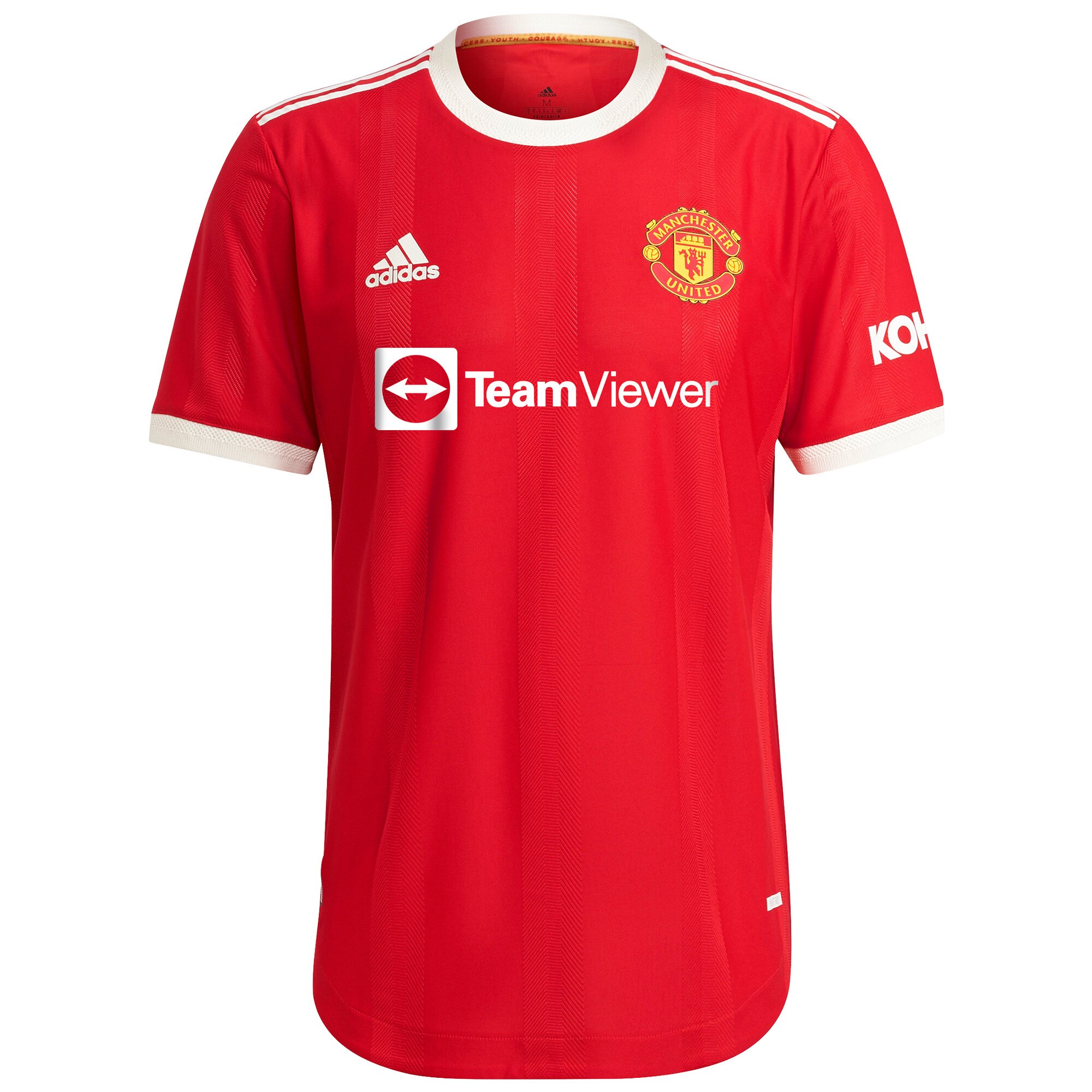 Manchester United Home Authentic Shirt 2021-22 with Pogba 6 printing