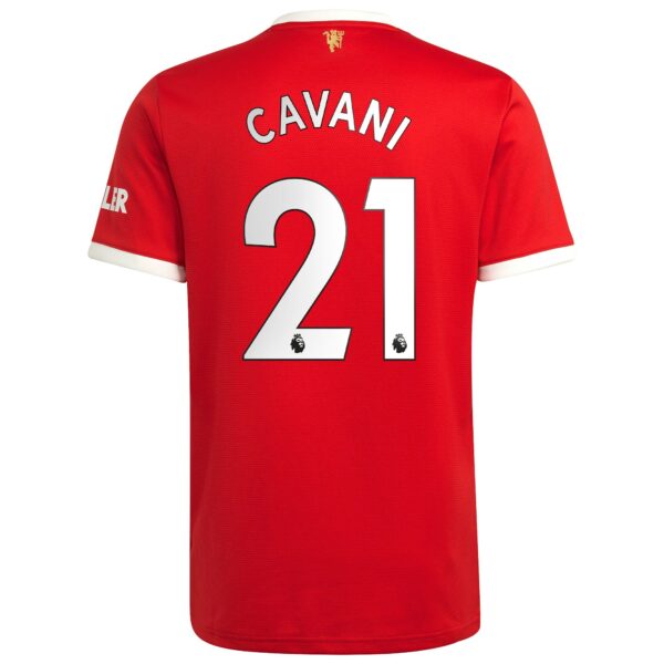 Manchester United Home Shirt 2021-22 with Cavani 21 printing