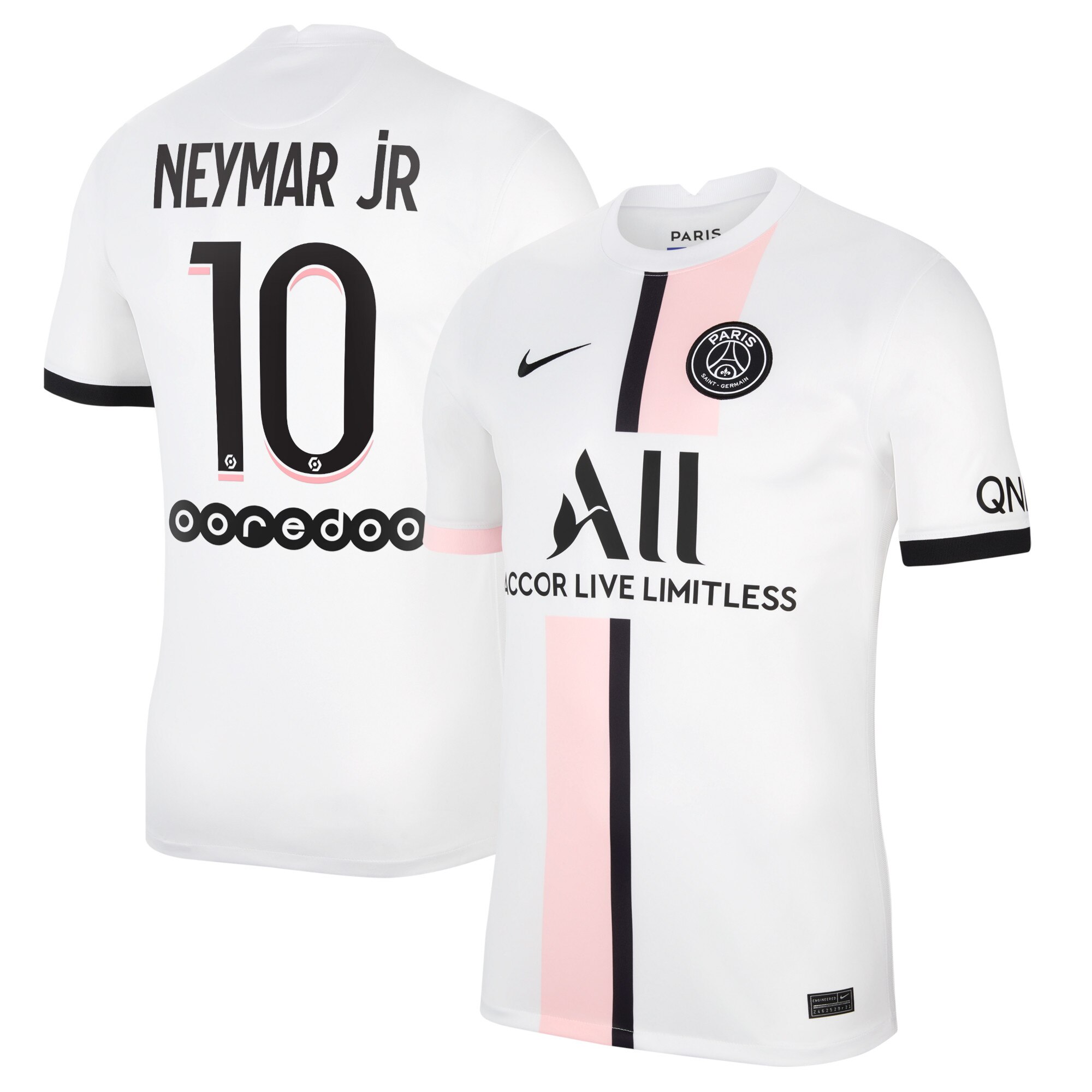 elke dag voordelig Verzending Paris Saint-Germain Away Stadium Shirt 2021-22 with Neymar Jr 10 printing