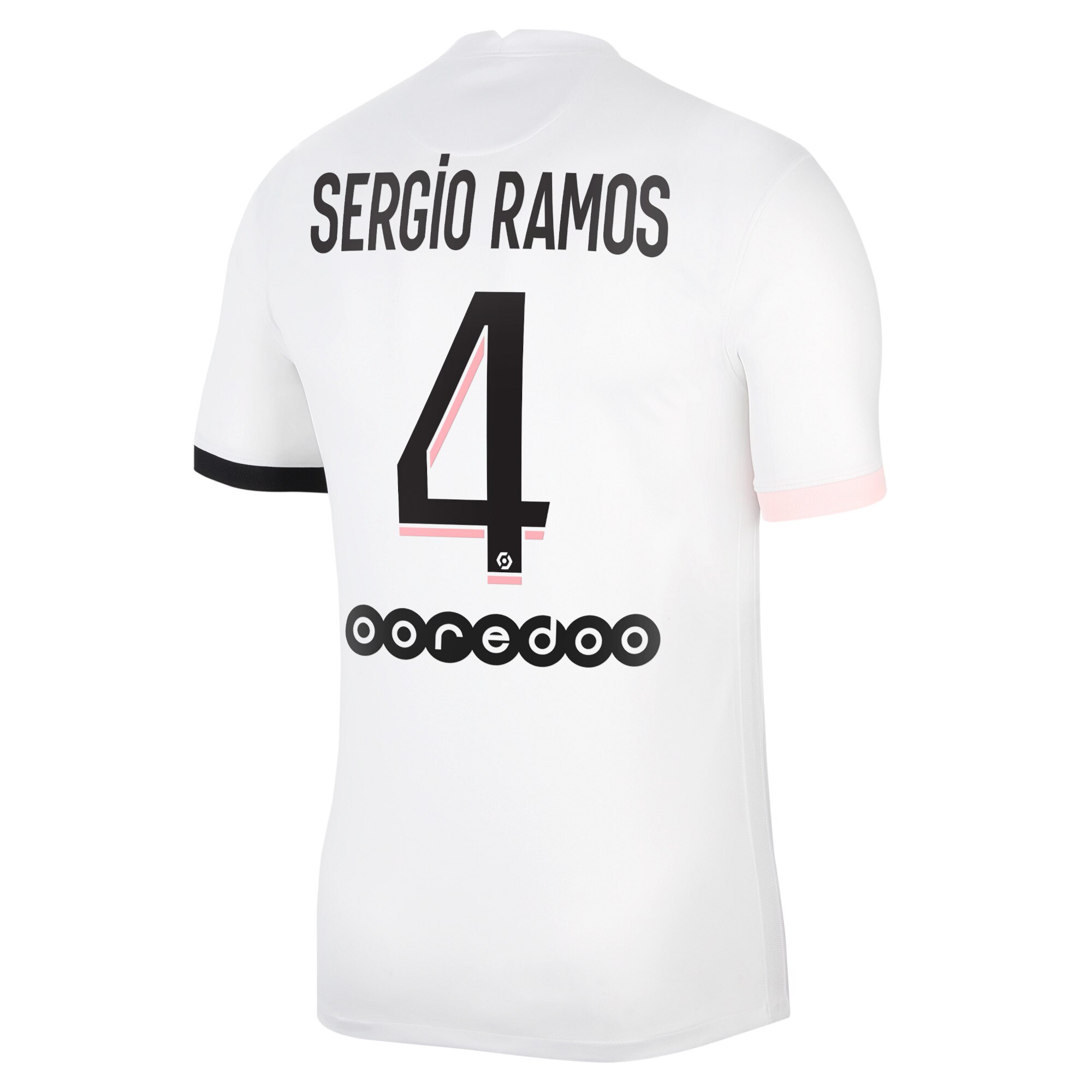 Paris Saint-Germain Away Stadium Shirt 2021-22 with Sergio Ramos 4 printing