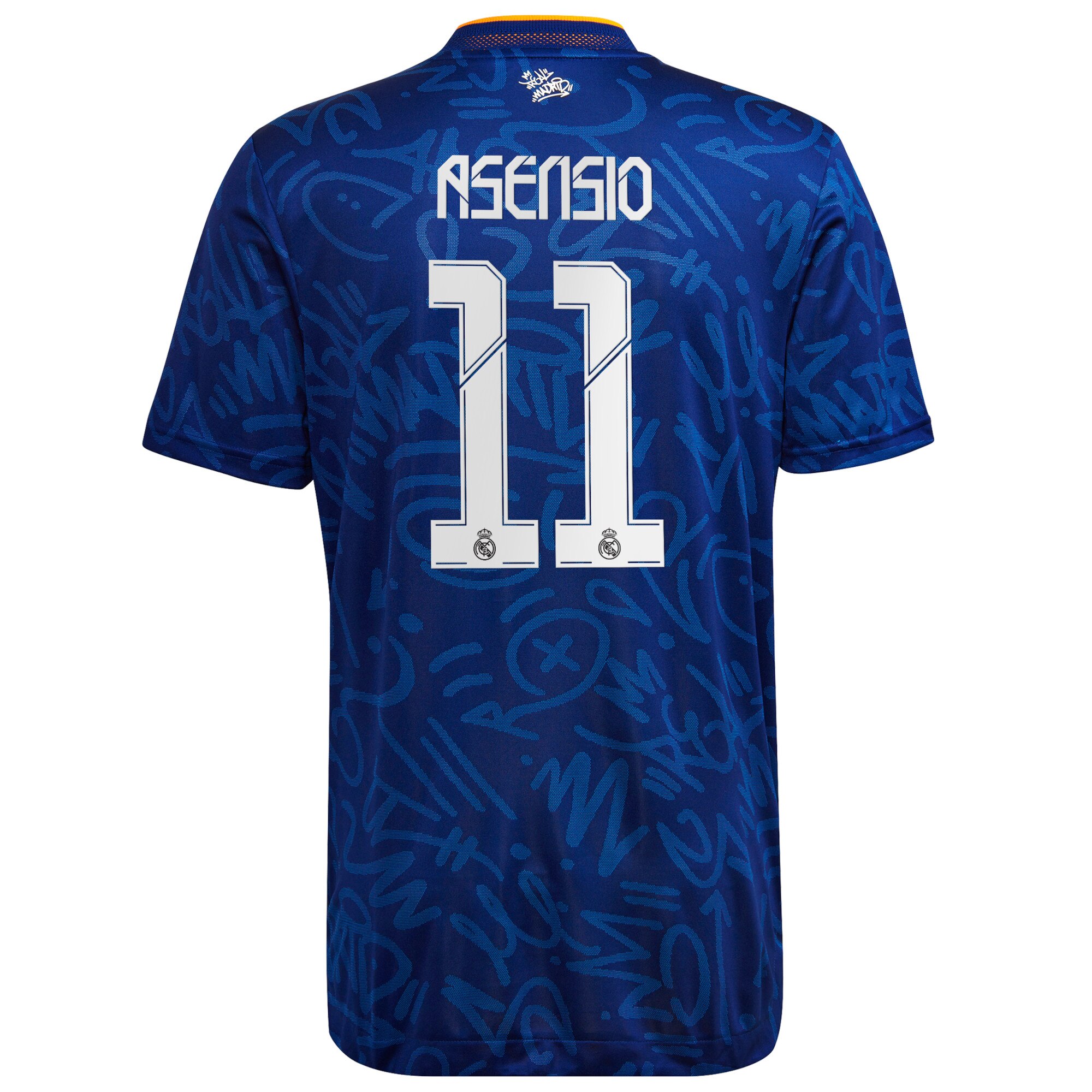 Real Madrid Away Authentic Shirt 2021-22 with Asensio 11 printing