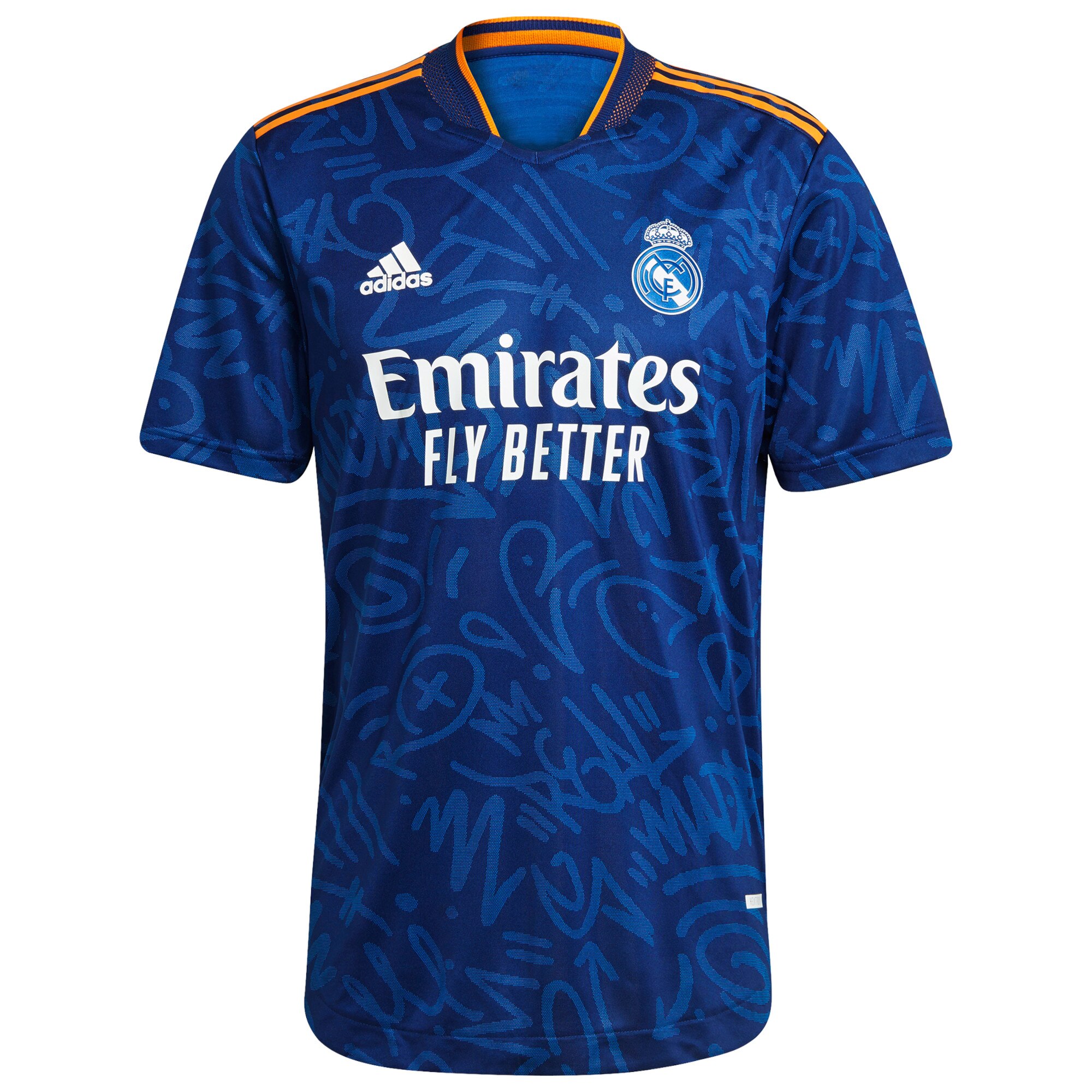 Real Madrid Away Authentic Shirt 2021-22 with Bale 18 printing