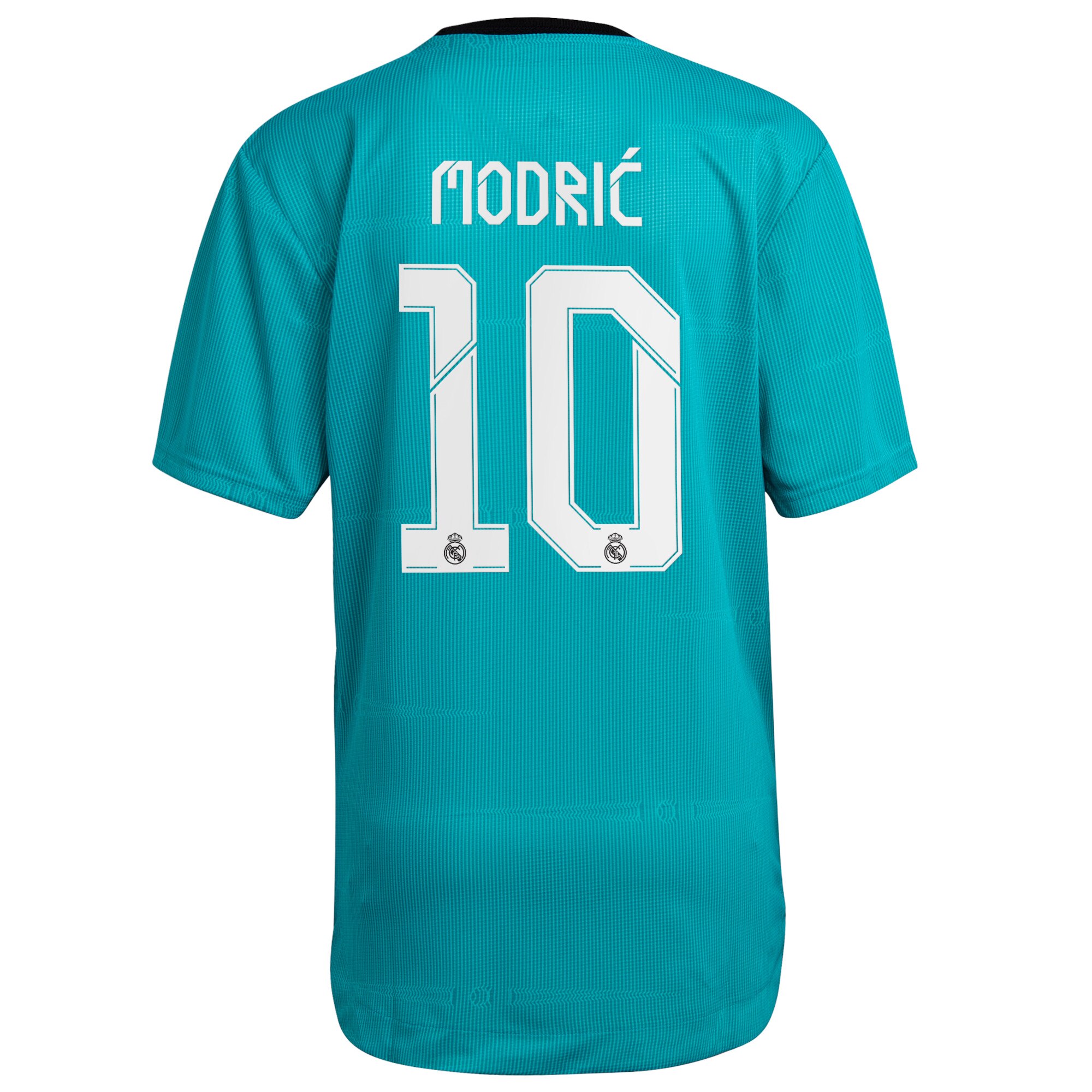 Real Madrid Third Authentic Shirt 2021-22 with Modric 10 printing