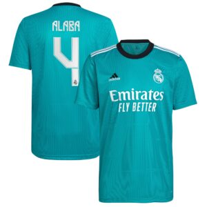 Real Madrid Third Shirt 2021-22 with Alaba 4 printing