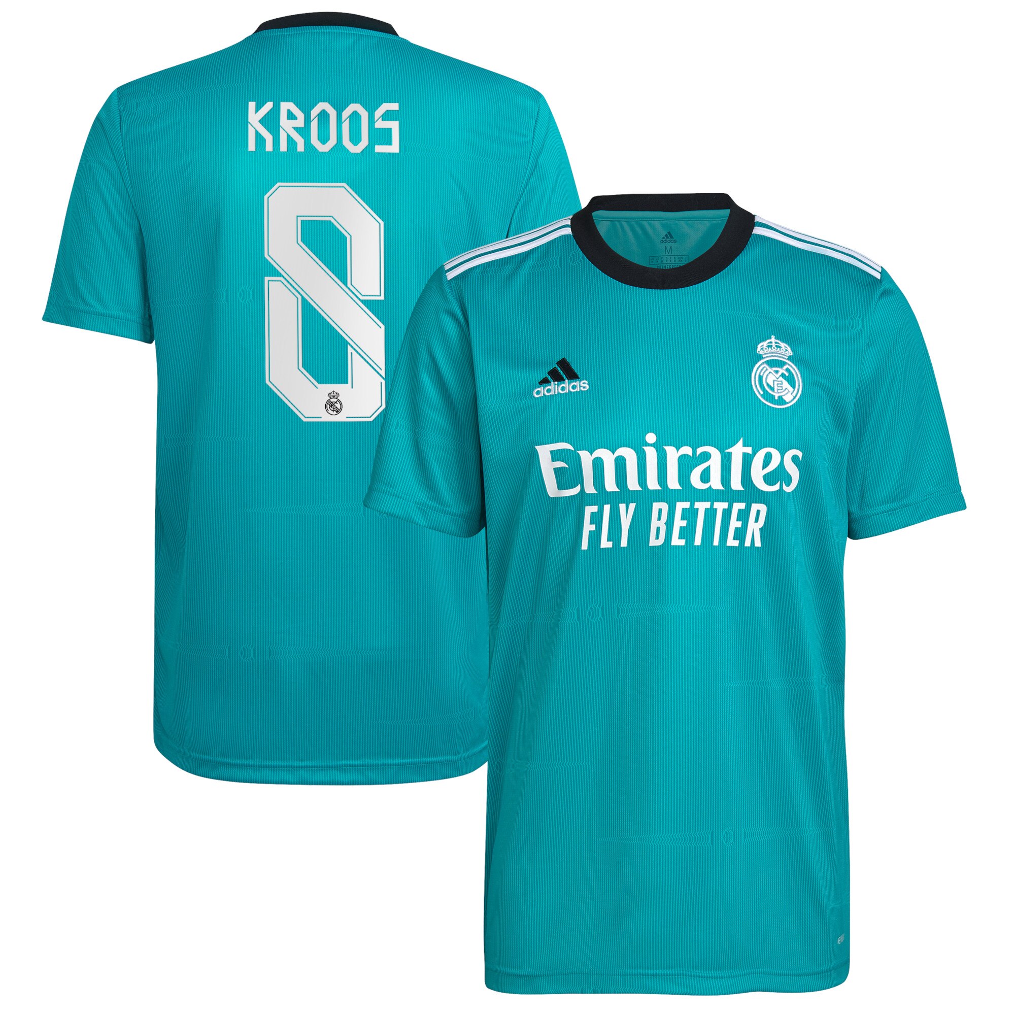 Real Madrid Third Shirt 2021-22 with Kroos 8 printing