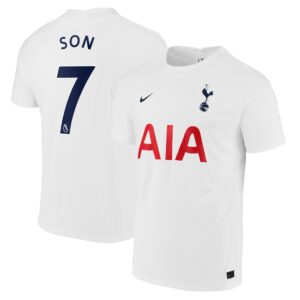 Tottenham Hotspur Home Vapor Match Shirt 2021-22 with Son 7 printing