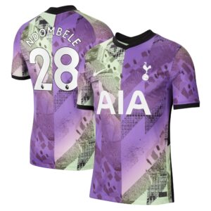 Tottenham Hotspur Third Stadium Shirt 2021-22 with Ndombele 28 printing
