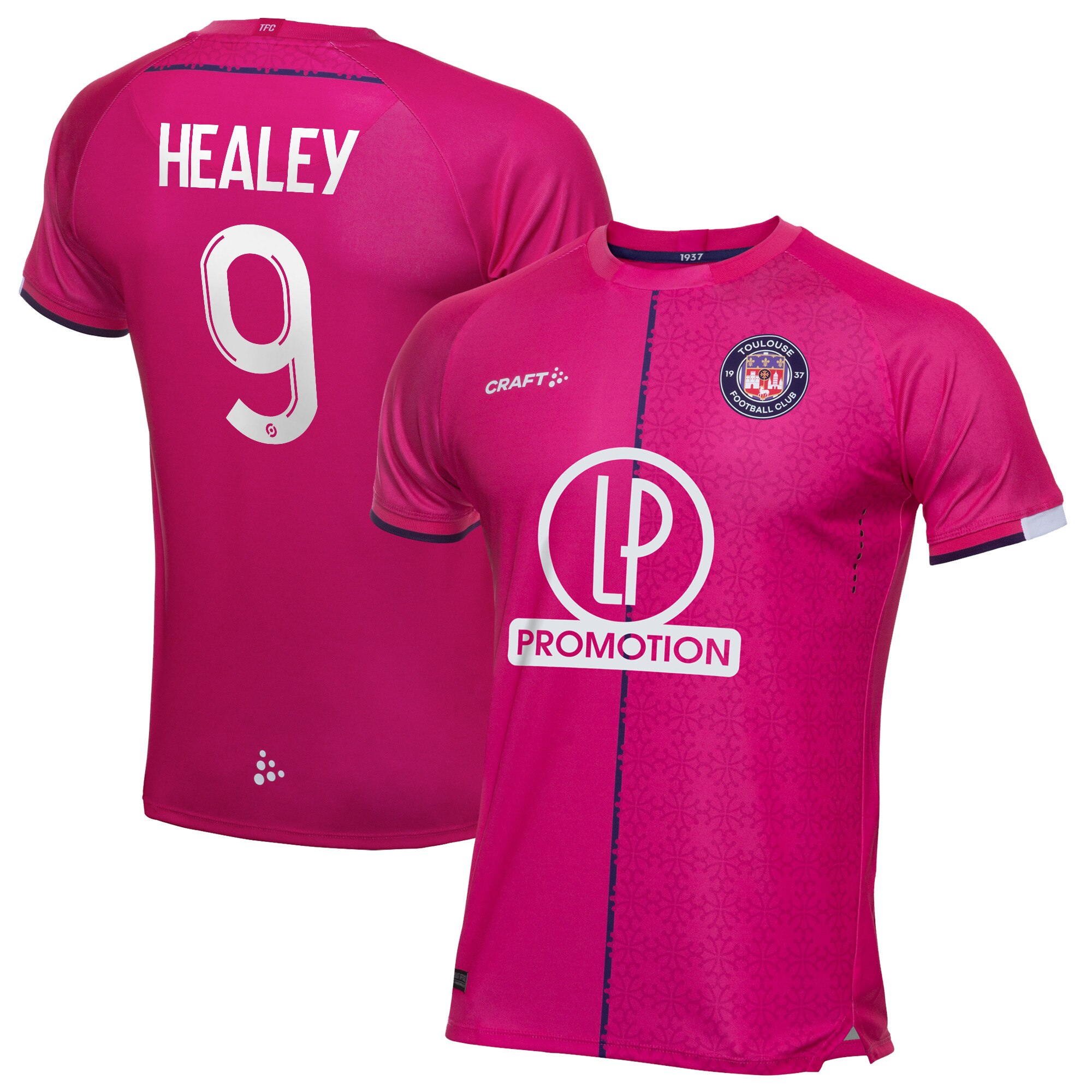 Toulouse Football Club Away Pro Shirt 2021-22 with Healey 9 printing