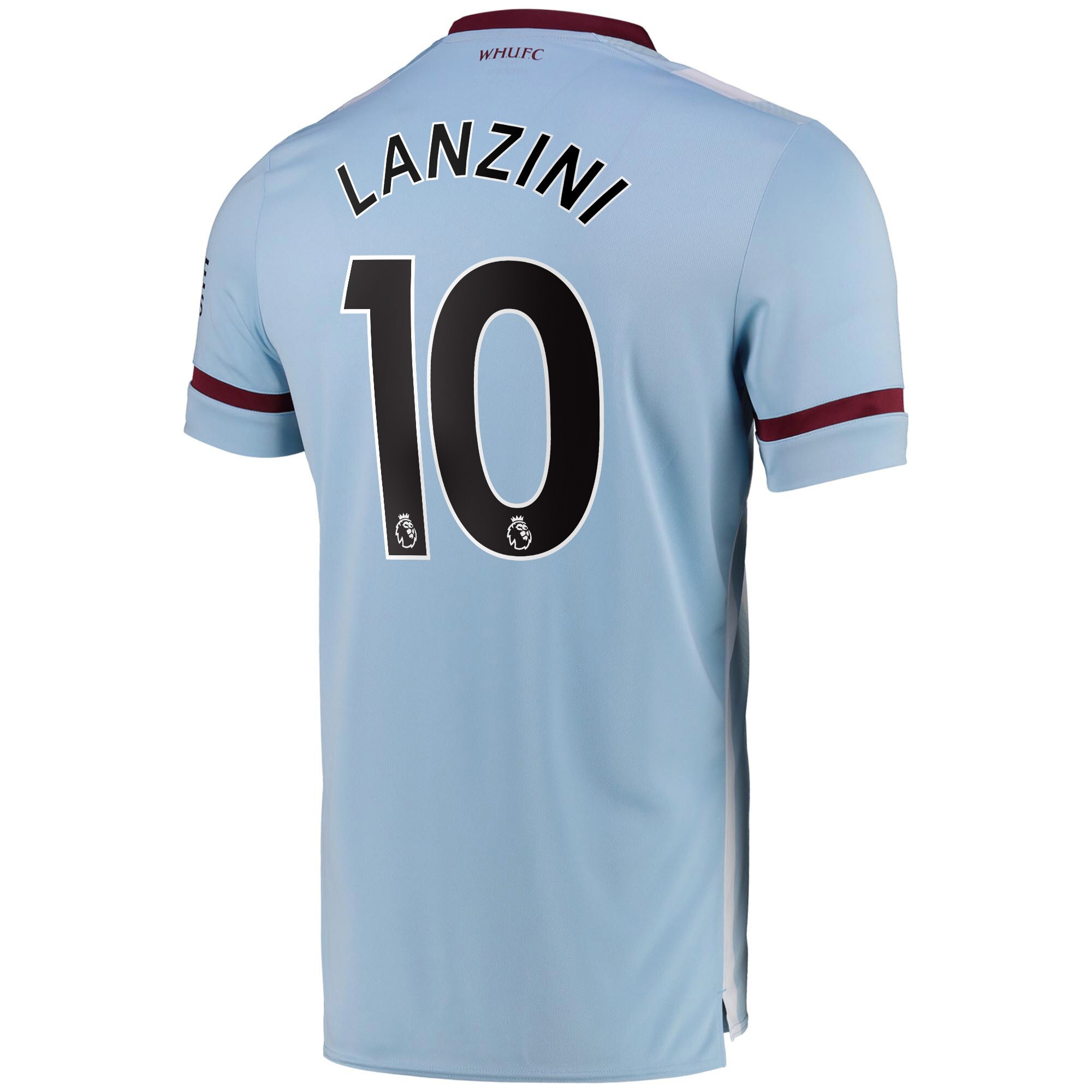 West Ham United Away Shirt 2021-22 with Lanzini 10 printing