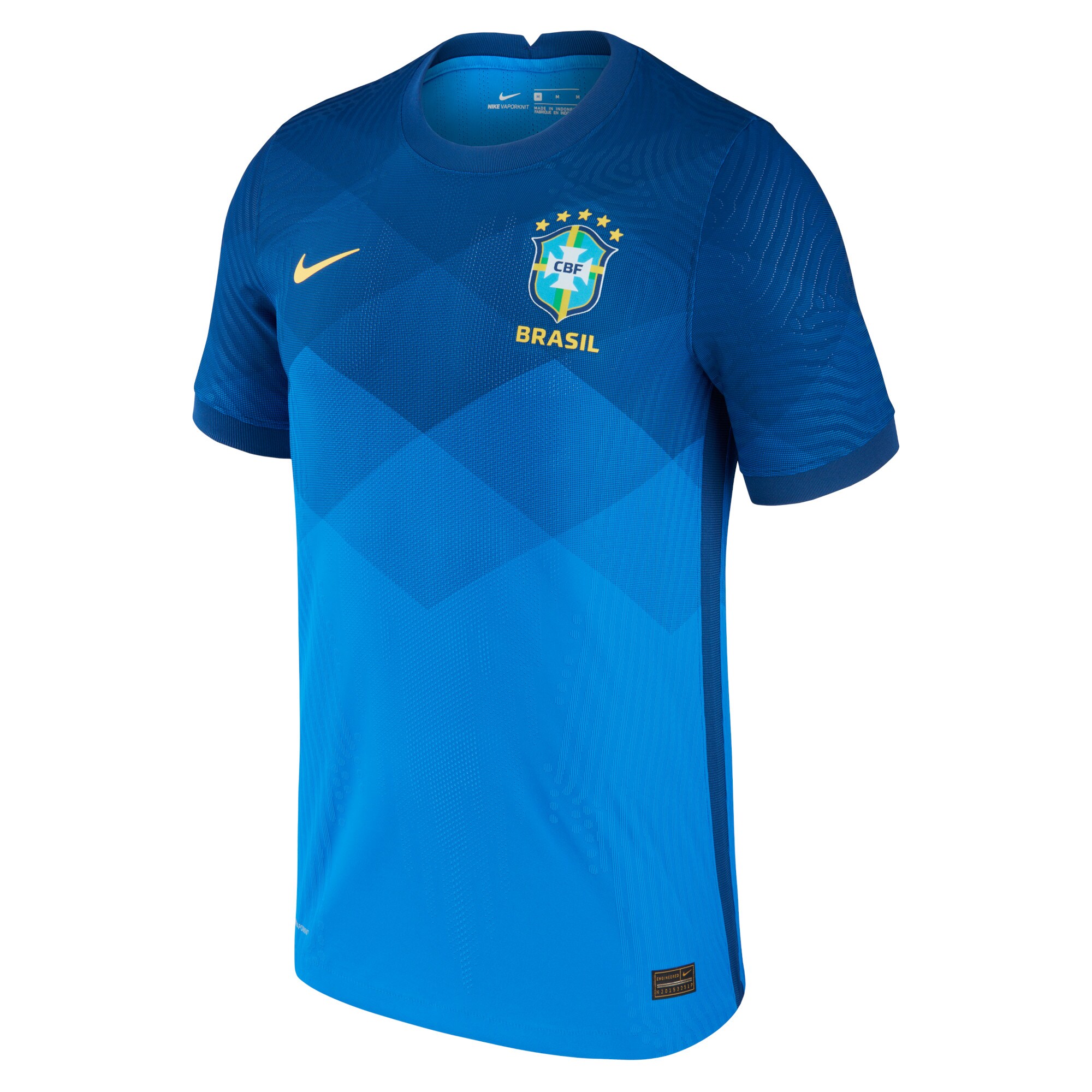 Brazil National Team 2020/21 Away Vapor Match Authentic Team Jersey
