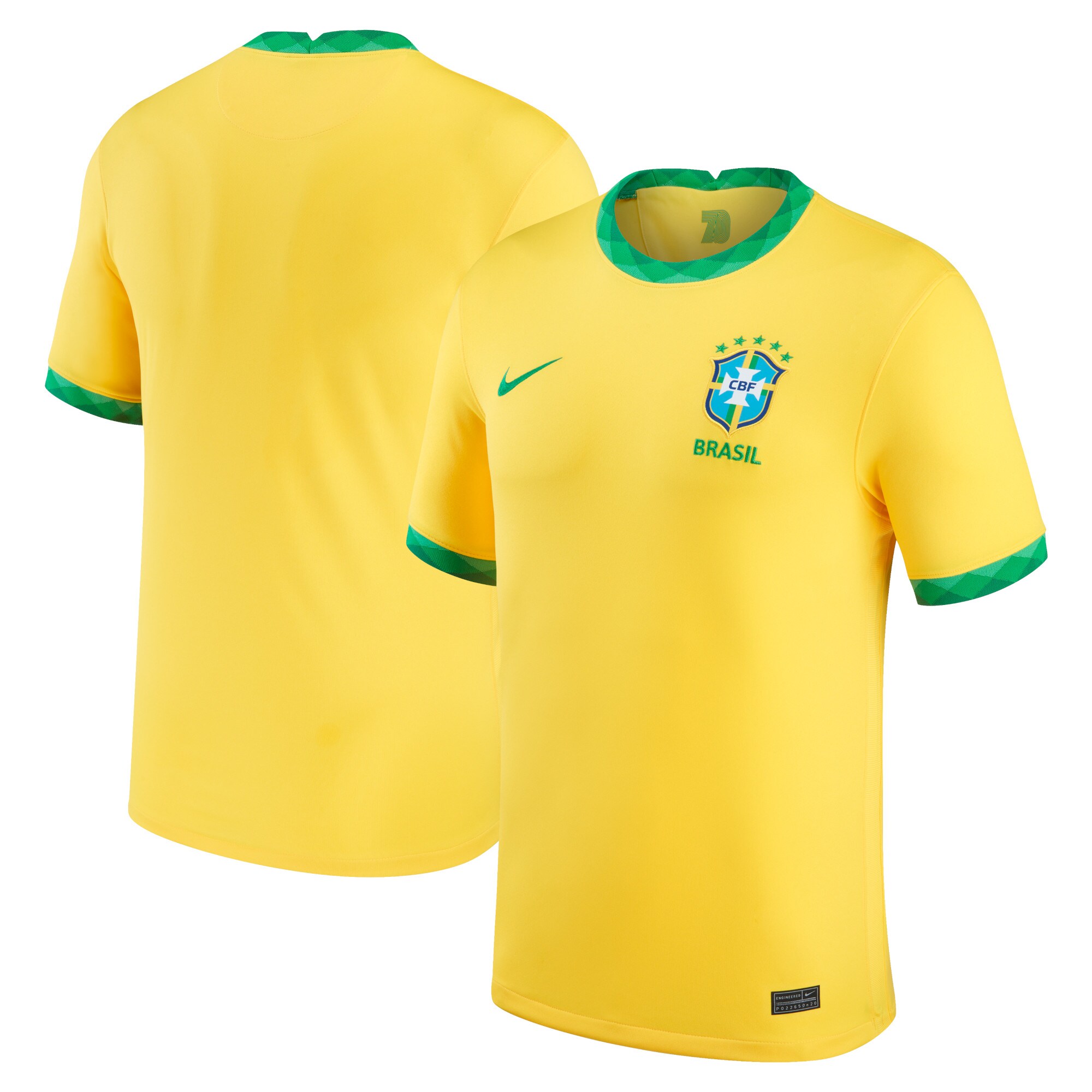 Adidas Brazil National Team 2020/21 Home Team Jersey