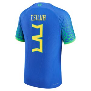 Thiago Silva Brazil National Team 2022/23 Authentic Away Jersey
