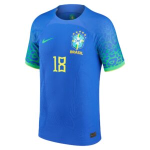 Gabriel Jesus Brazil National Team 2022/23 Authentic Away Jersey