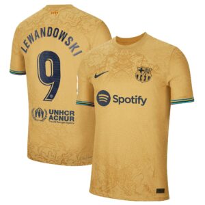 Robert Lewandowski Barcelona 2022/23 Away Authentic Player Jersey