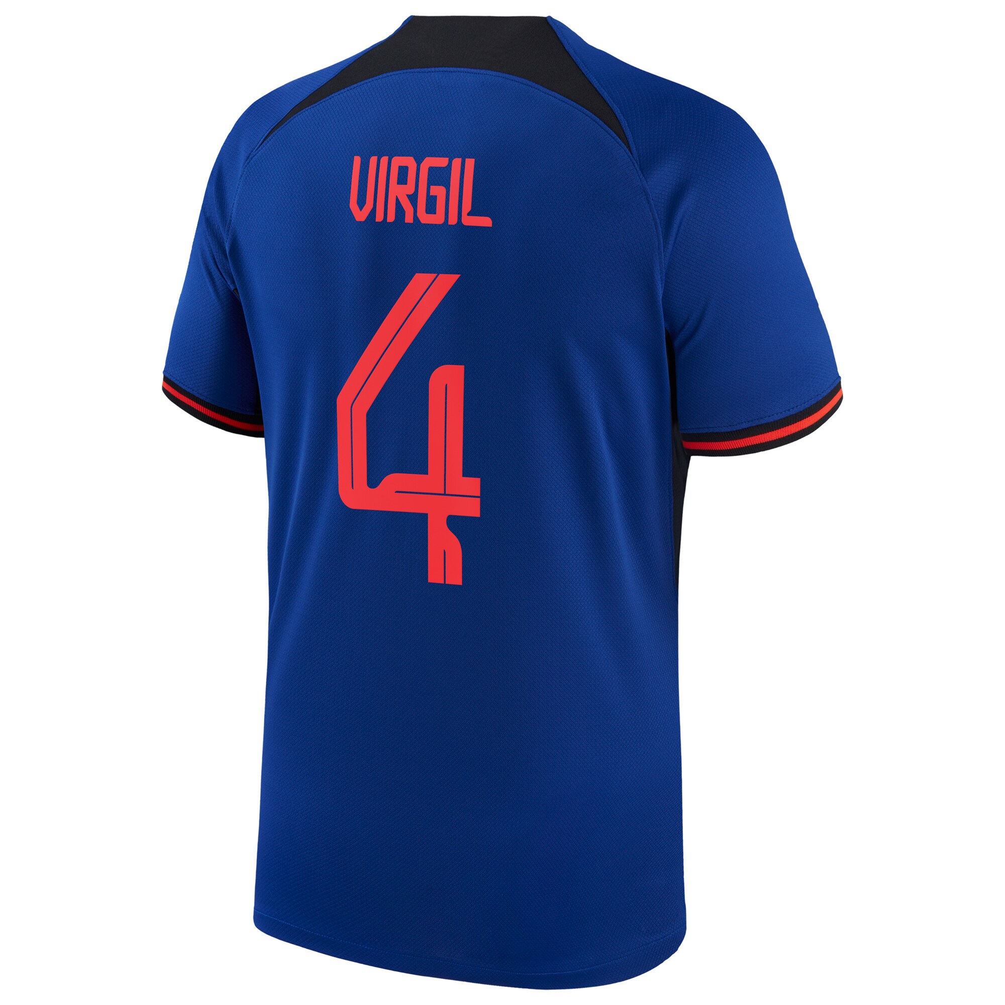 Virgil Van Dijk Netherlands National Team 2022/23 Away Breathe Stadium Player Jersey