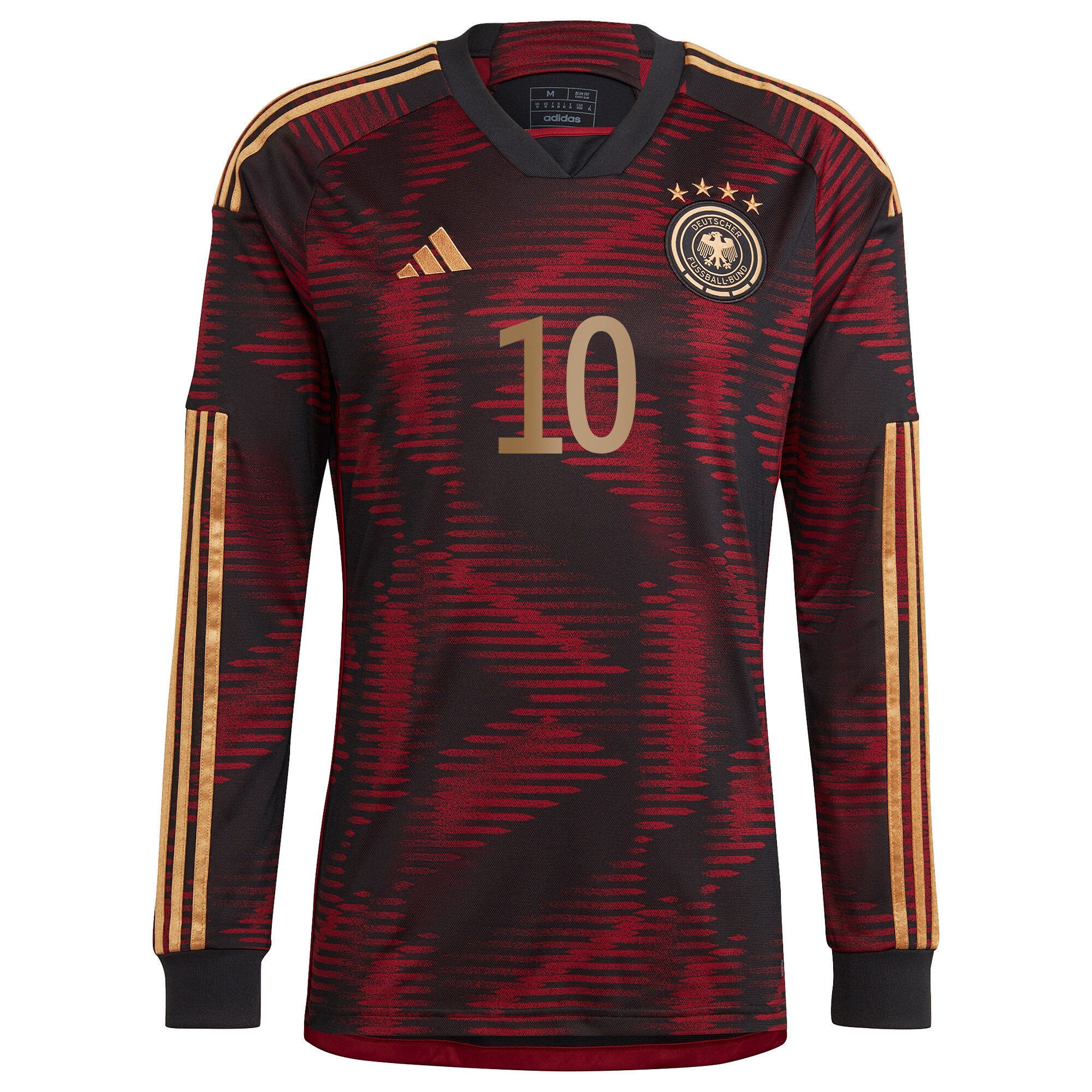 Serge Gnabry Germany National Team 2022/23 Away Long Sleeve Player Jersey