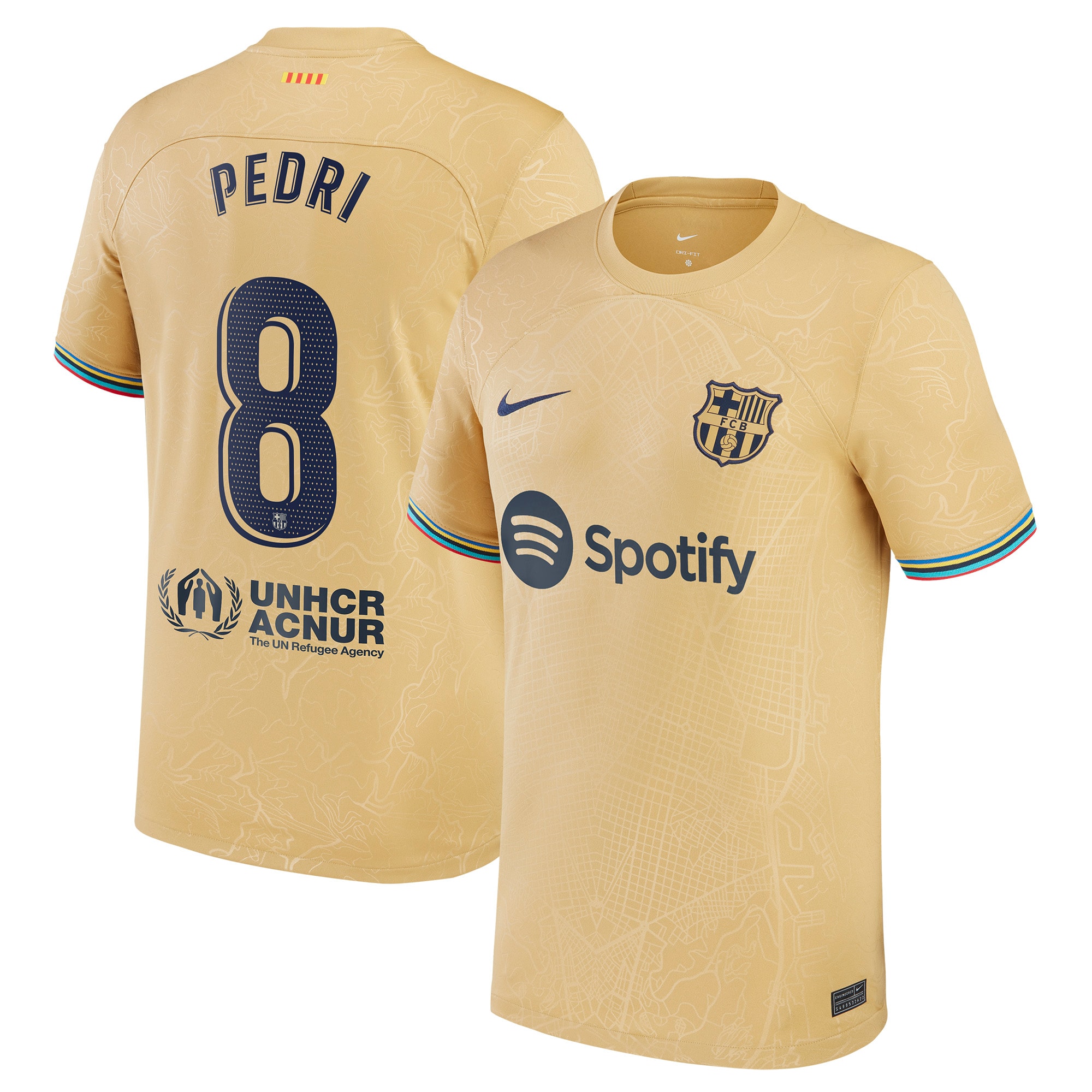 Pedri Barcelona 2022/23 Away Player Jersey