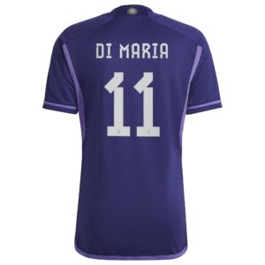 Angel Di Maria Argentina National Team 2022/23 Away Player Jersey