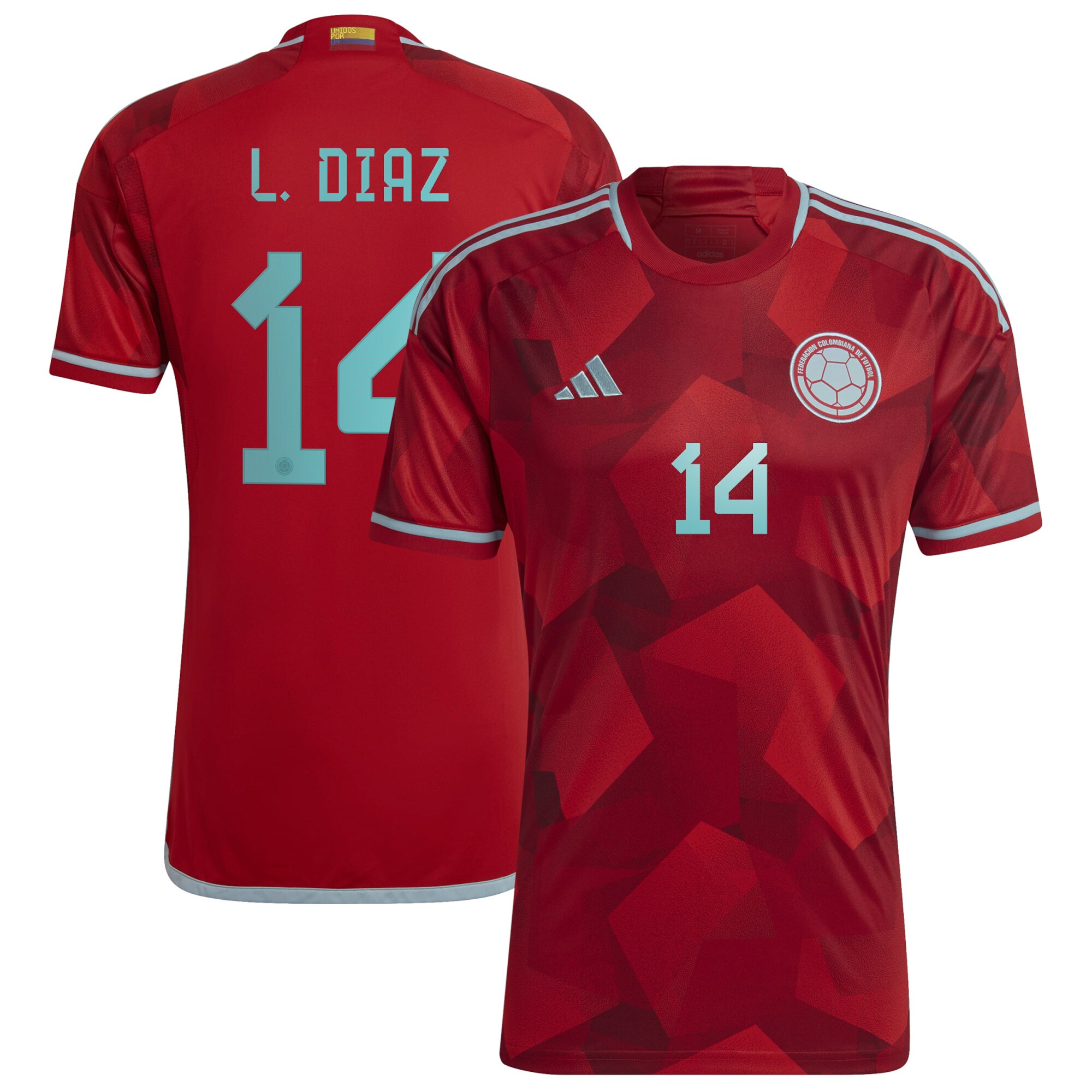 Luis Diaz Colombia National Team 2022/23 Away Player Jersey