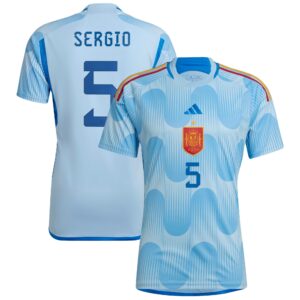 Sergio Busquets Spain National Team 2022/23 Away Player Jersey