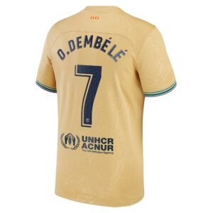 Ousmane Dembele Barcelona 2022/23 Away Player Jersey