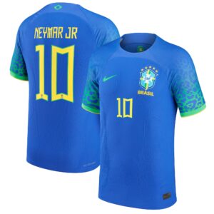 Neymar Jr. Brazil National Team 2022/23 Away Vapor Match Authentic Player Jersey