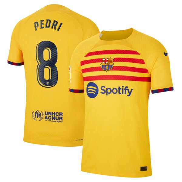 Pedri Barcelona 2022/23 Fourth Vapor Match Authentic Player Jersey