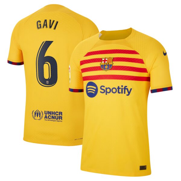 Gavi Barcelona 2022/23 Fourth Vapor Match Authentic Player Jersey