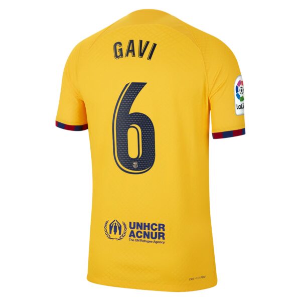 Gavi Barcelona 2022/23 Fourth Vapor Match Authentic Player Jersey