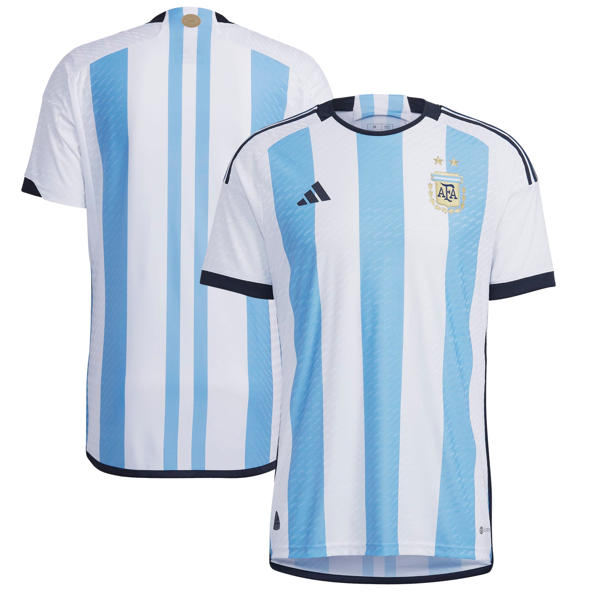 Argentina National Team 2022/23 Home Authentic Blank Jersey