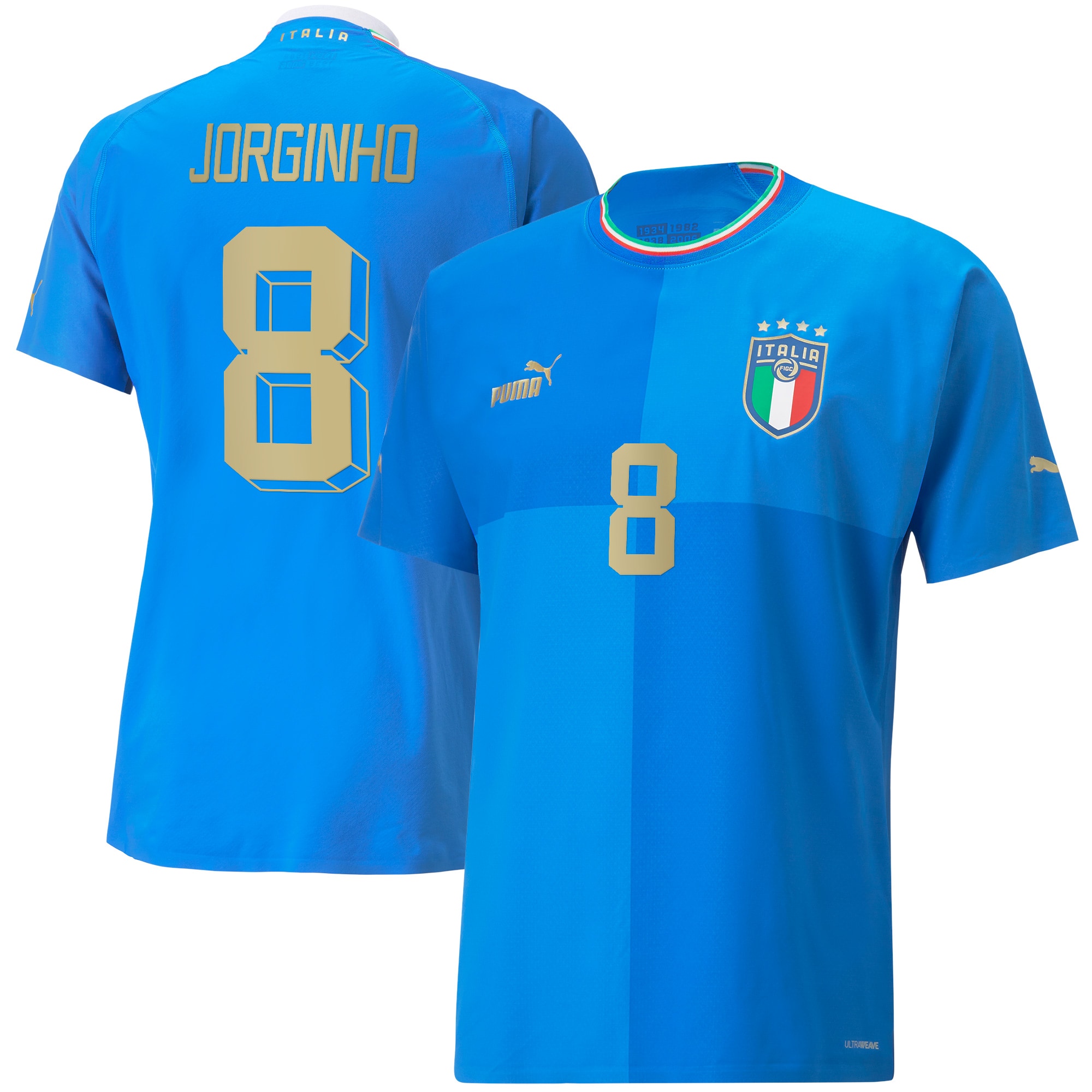 Jorginho Italy National Team 2022/23 Home Authentic Player Jersey