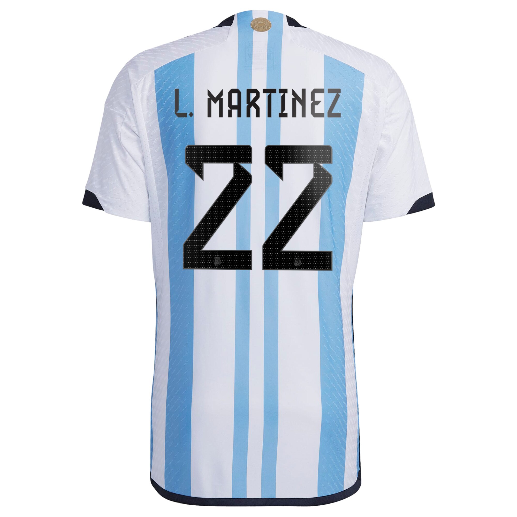 Adidas Lautaro Martinez Argentina National Team 2022/23 Home Authentic Player Jersey