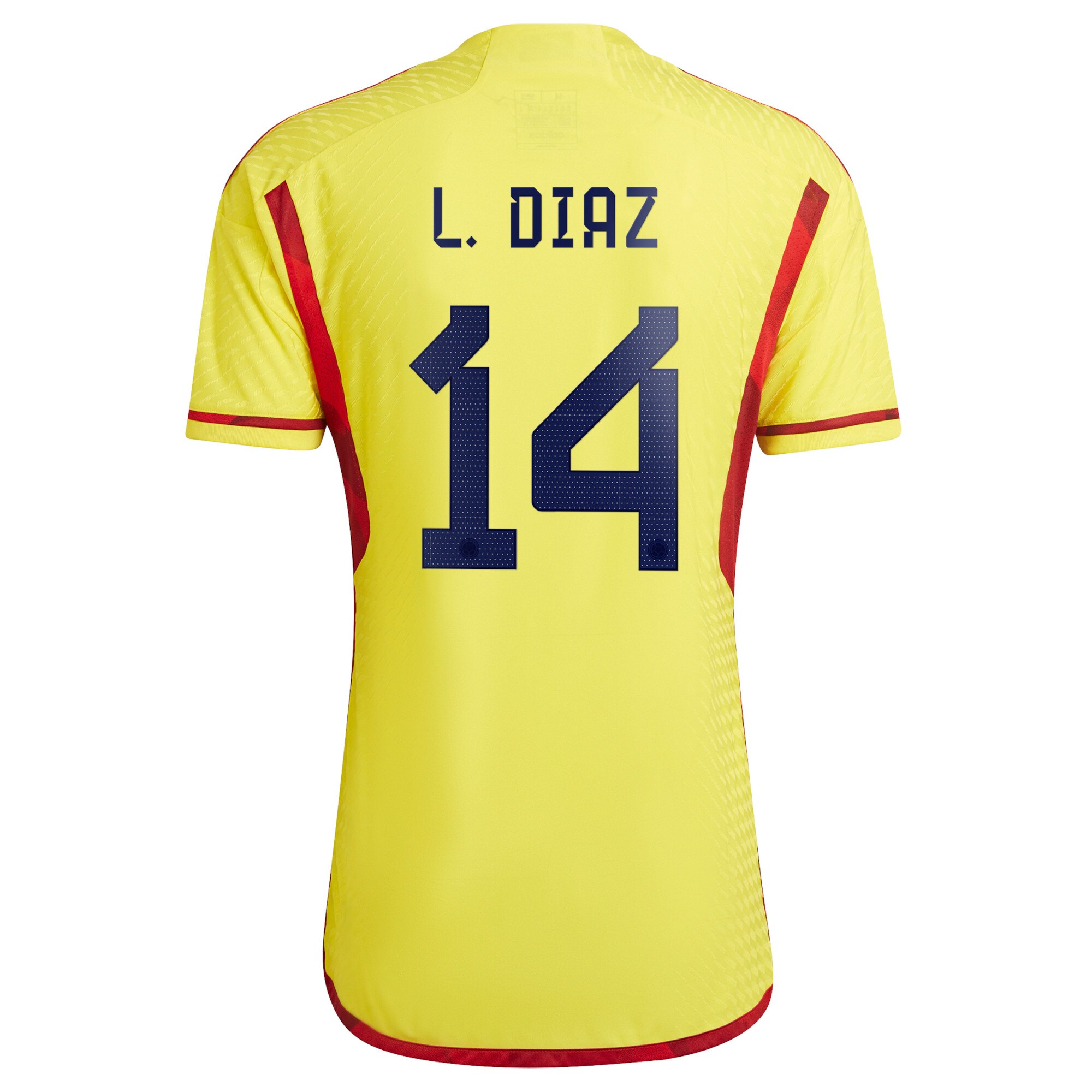 Luis Diaz Colombia National Team 2022/23 Home Authentic Player Jersey