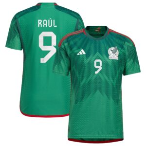 Raul Jimenez Mexico National Team 2022/23 Home Authentic Player Jersey