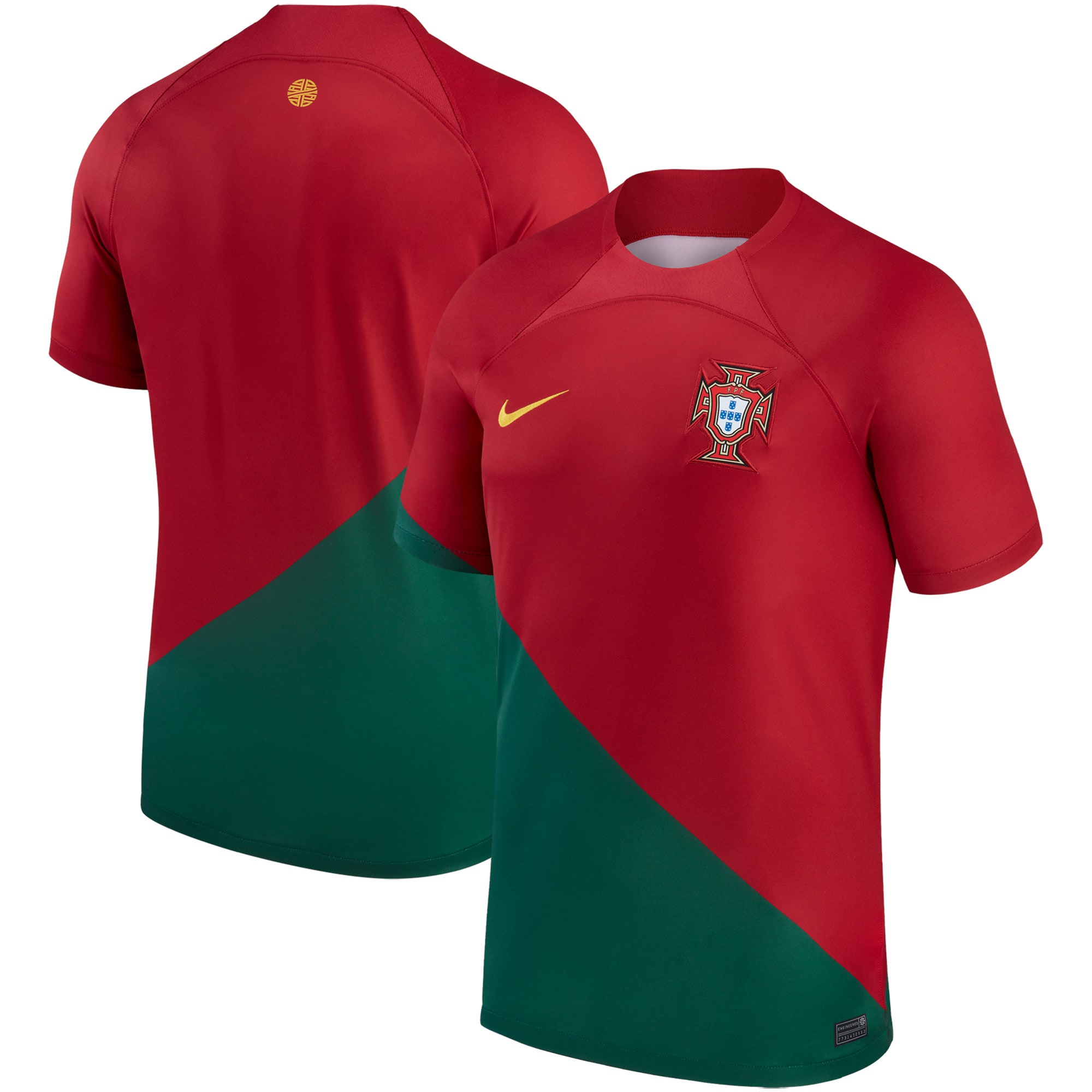 Portugal National Team 2022/23 Home Breathe Stadium Blank Jersey