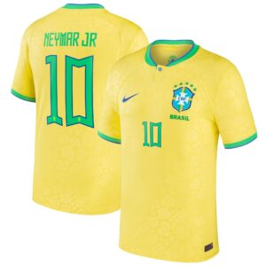 Neymar Jr. Brazil National Team 2022/23 Home Breathe Stadium Player Jersey