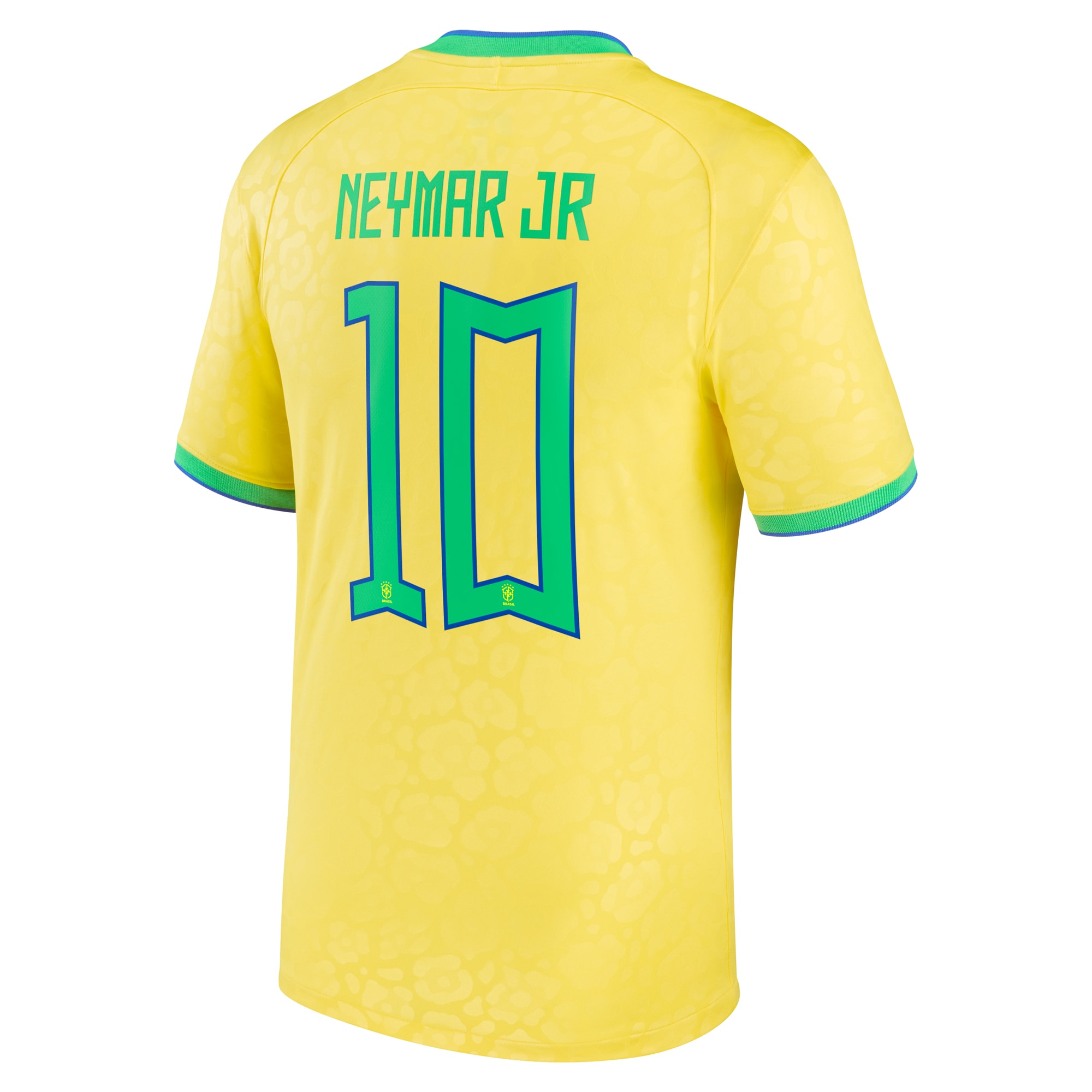 Neymar Jr. Brazil National Team 2022/23 Home Breathe Stadium Player Jersey