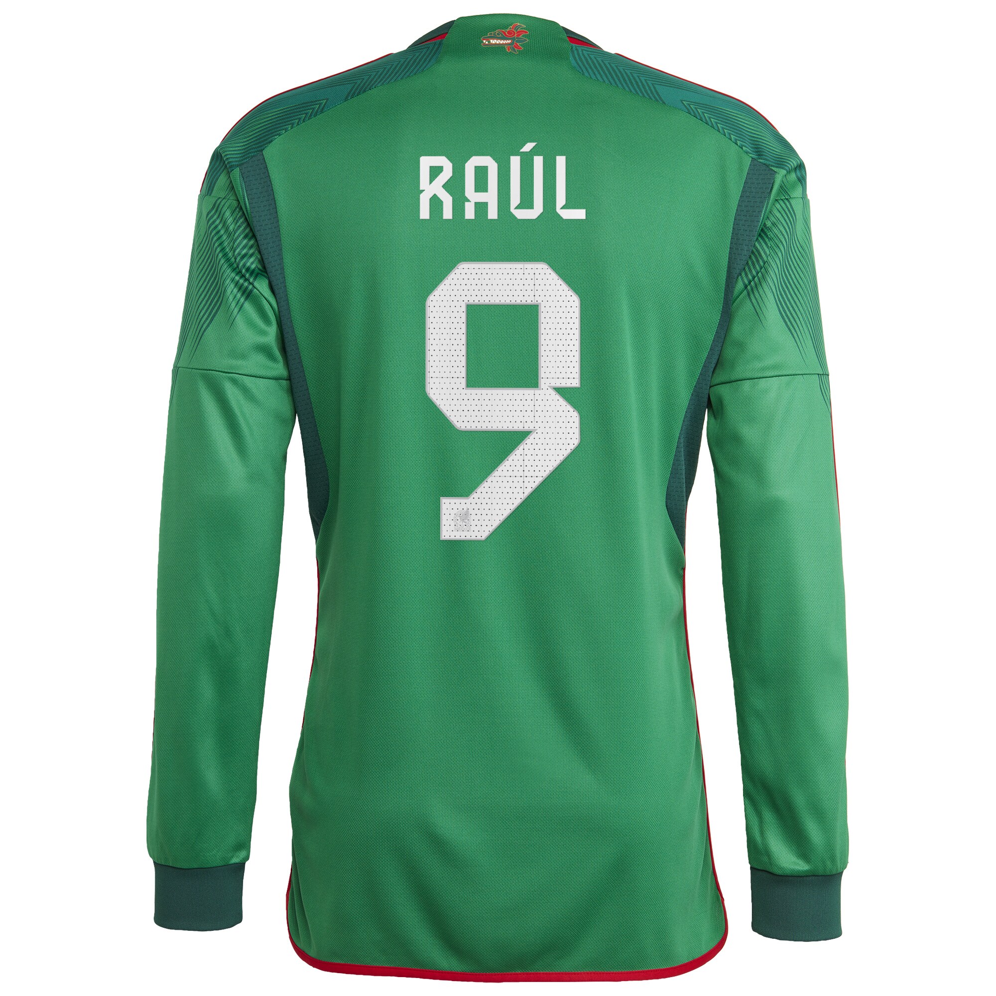 Raul Jimenez Mexico National Team 2022/23 Home Long Sleeve Jersey