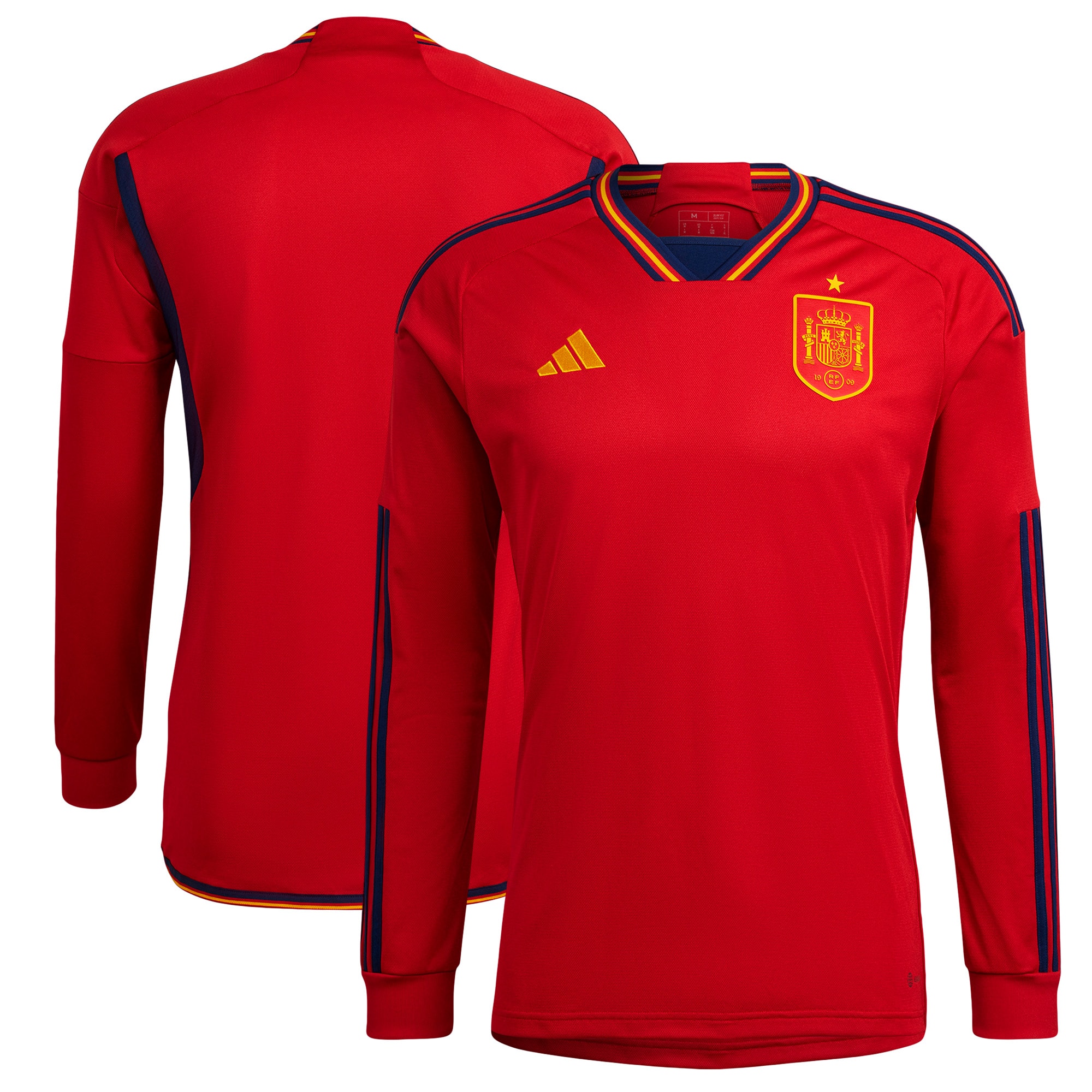 Spain National Team 2022/23 Home Long Sleeve Jersey