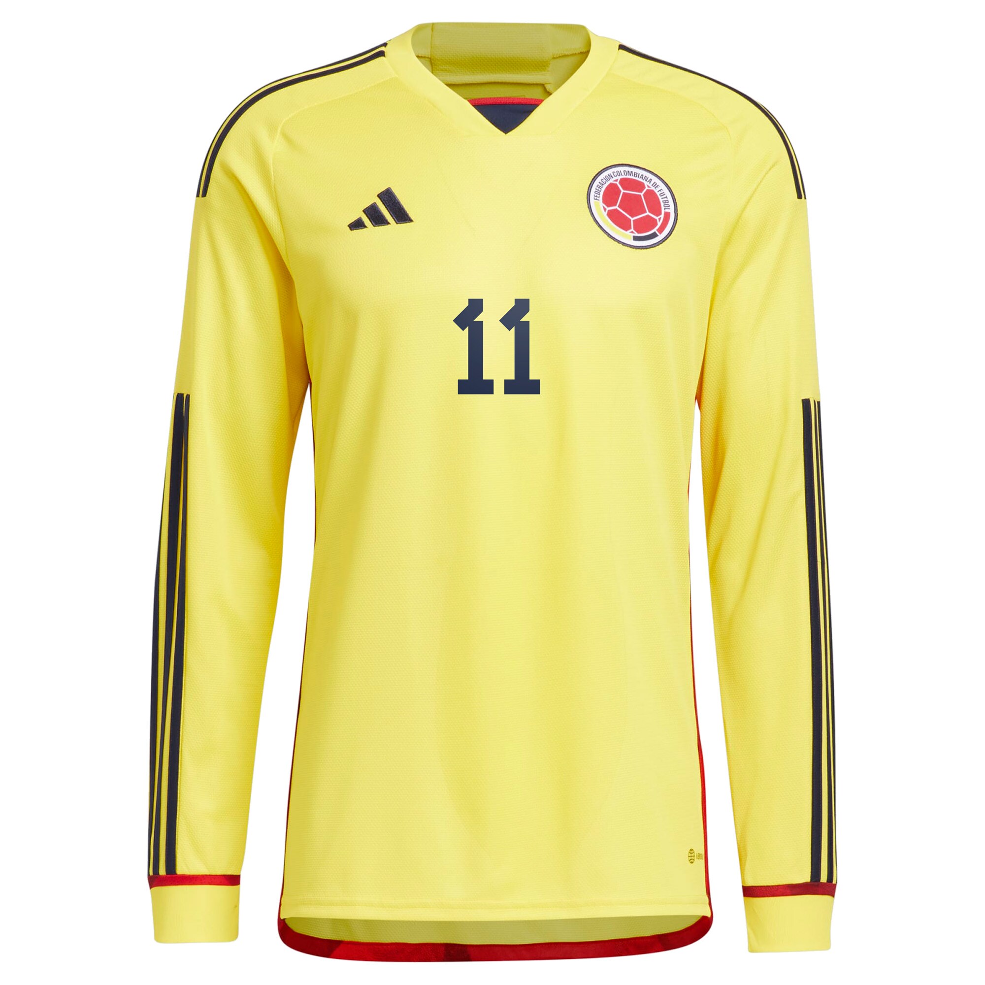 Juan Cuadrado Colombia National Team 2022/23 Home Long Sleeve Player Jersey