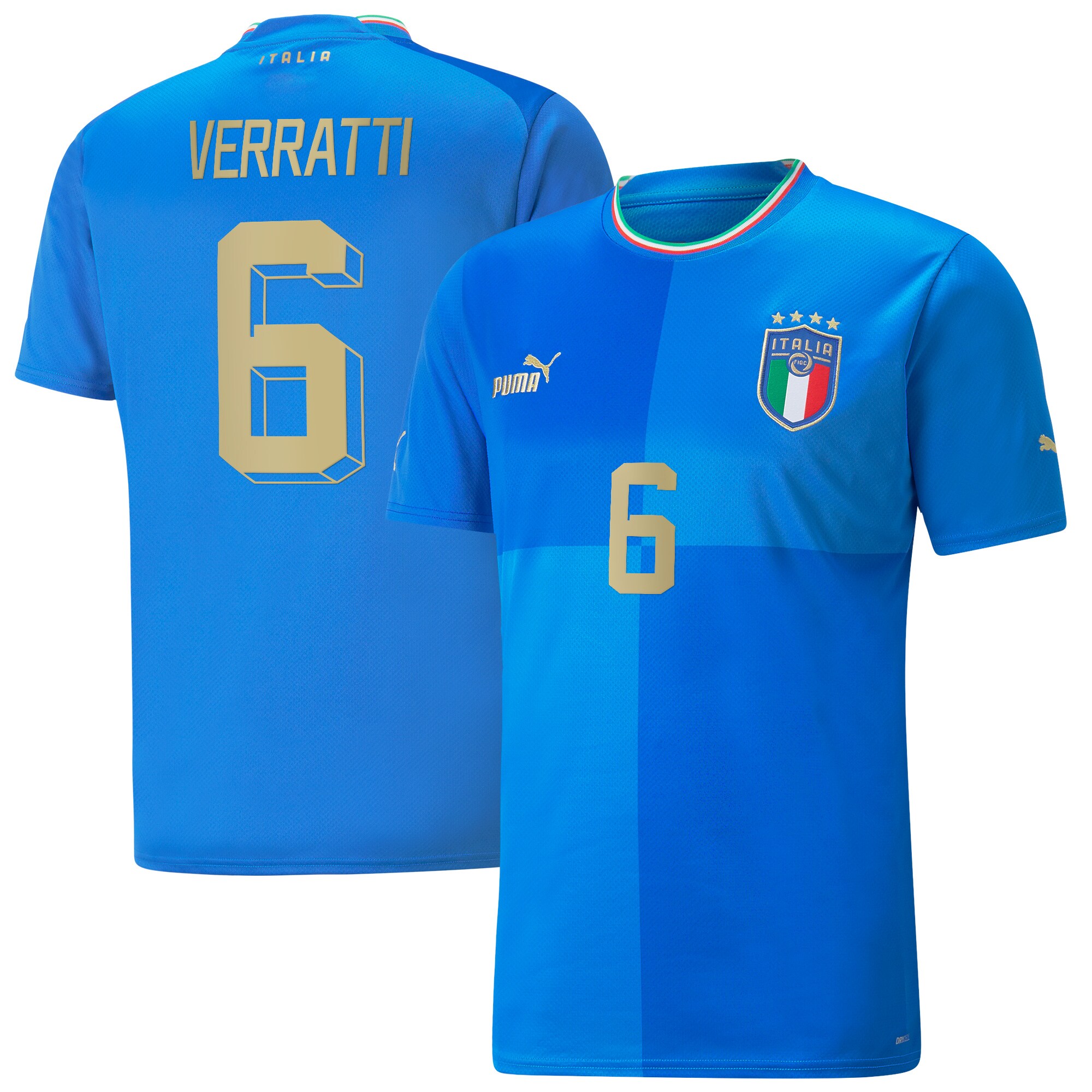 Marco Verratti Italy National Team 2022/23 Home Player Jersey