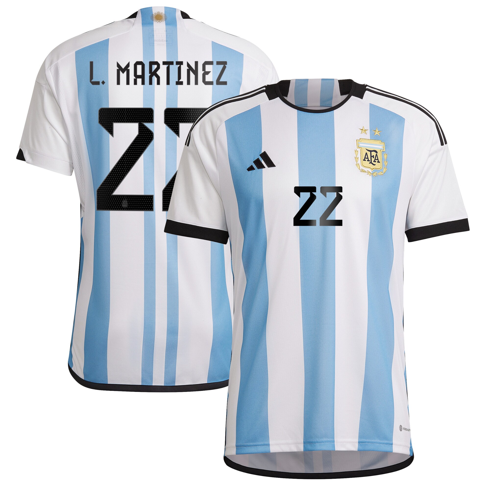 Lautaro Martinez Argentina National Team 2022/23 Home Player Jersey