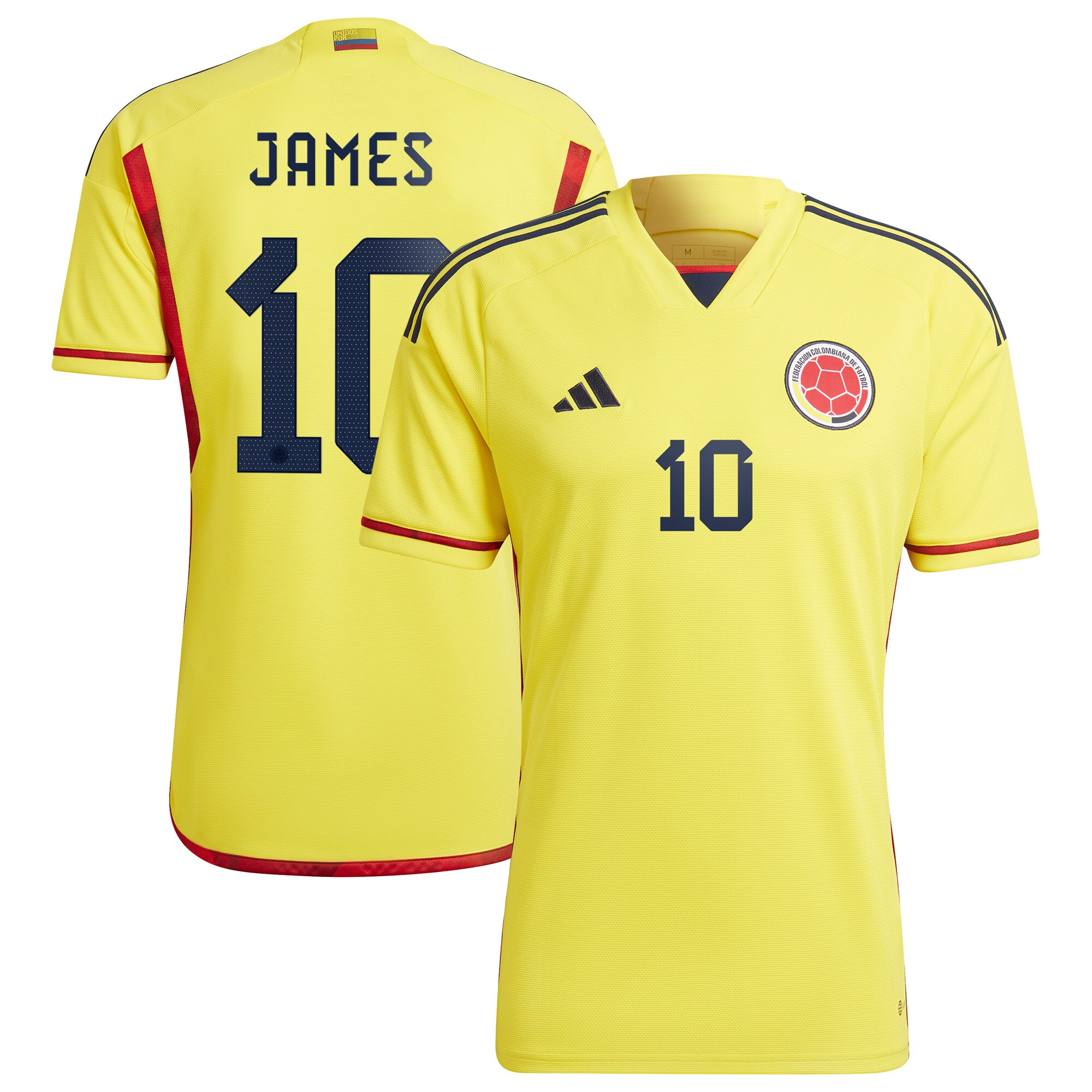 James Rodriguez Colombia National Team 2022/23 Home Player Jersey