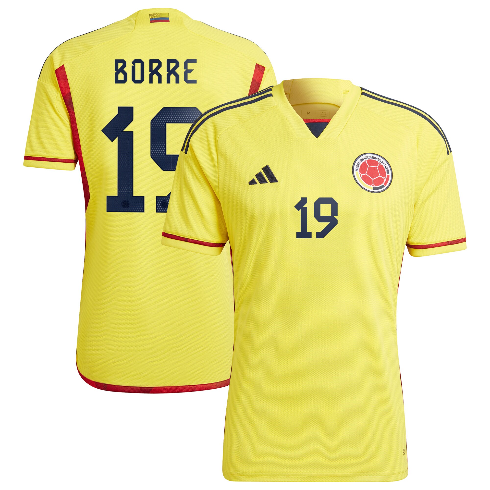 Rafael Borré Colombia National Team 2022/23 Home Player Jersey